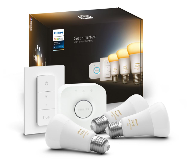 Philips Hue White ambiance Zestaw startowy 3xE27 1100lm - 686704 - zdjęcie